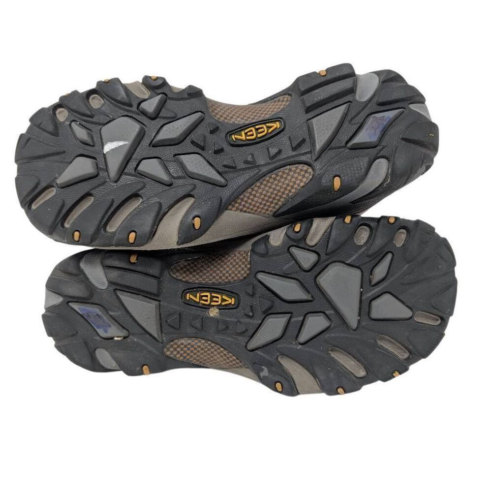 KEEN Women's 6.5 Targhee 2 Mid Height Waterproof Brown Goat Crown Blue Hiking - Picture 8 of 10